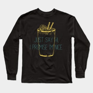 Promise I'm Nice Long Sleeve T-Shirt